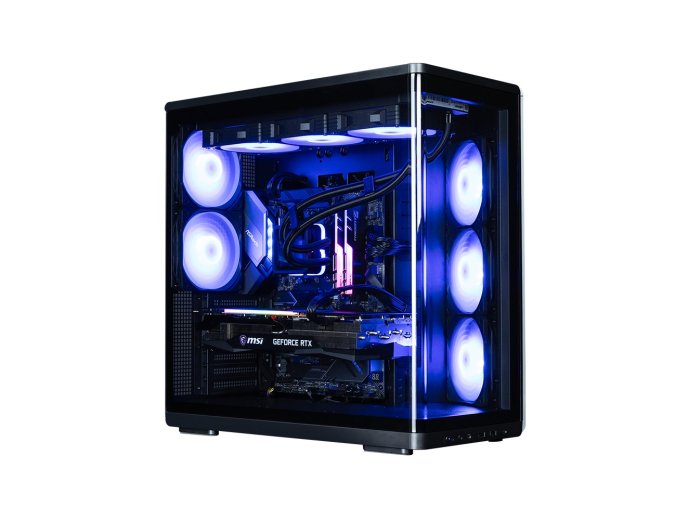 Obudowa P60 Mid-Tower 5x ARGB fans czarna