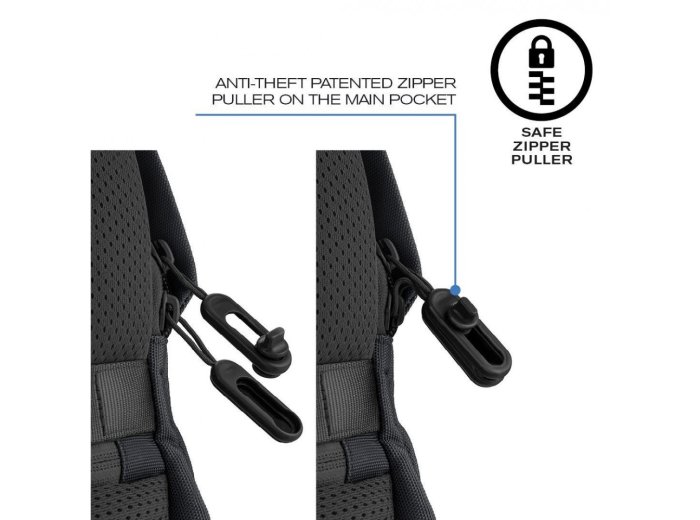 Plecak antykradzieżowy BOBBY SOFT BLACK