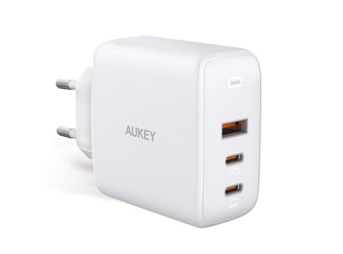 PA-B6S White Omnia Mix GaN ładowarka sieciowa 3xUSB (2xUSB C+1xUSB A) 90W