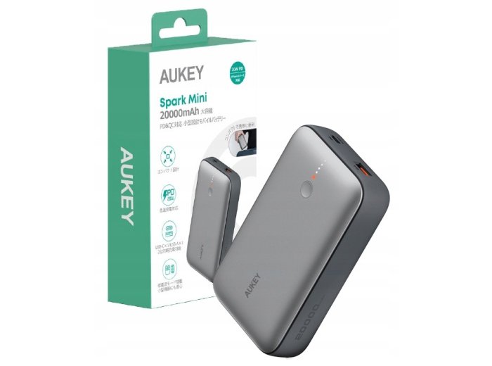 PB-Y57 Mini Power Bank 20000mAh 22.5W 2xUSB PD 3.0 QC 3.0 LED