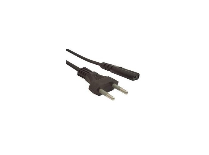 Kabel zasilajacy do notebooka C8 2pin 1.8M VDE
