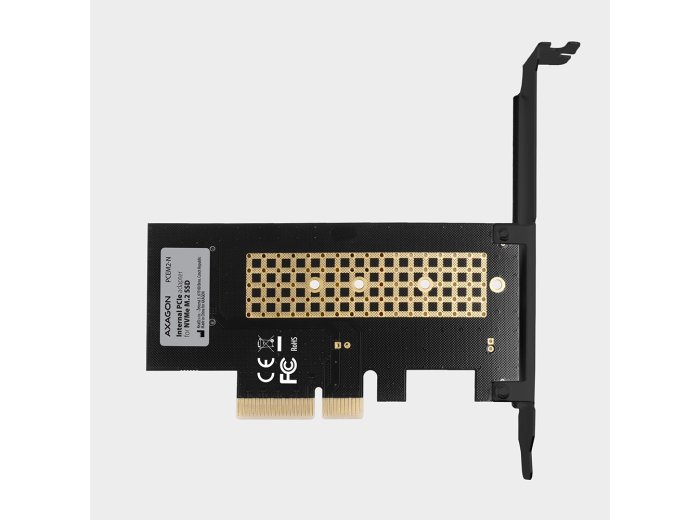 PCEM2-N Adapter wewnętrzny PCIe x4, 1x M.2 NVMe M-key slot, SP & LP