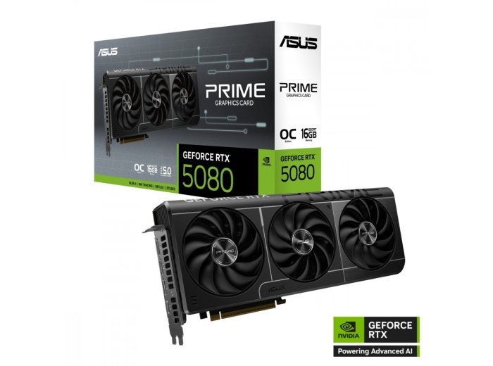 Karta graficzna GeForce RTX 5080 Prime OC 16GB GDDR7 256bit 3DP/HDMI
