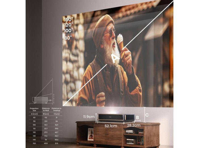 PROJEKTOR HISENSE PT1 LASER 4K
