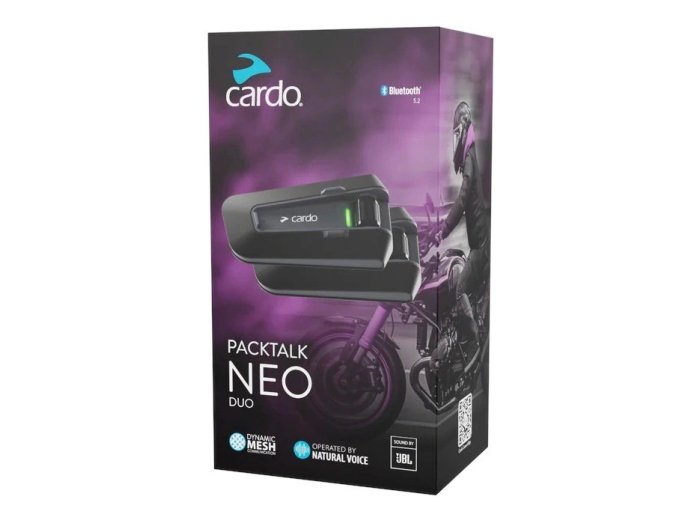 CARDO PACKTALK NEO DUO- Interkom motocyklowy na 2 kaski