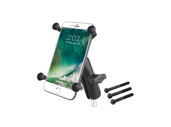RAM MOUNT Uchwyt X-GRIP™ montowany do kierownicy motocykla ze śrubami M8 RAM-B-367-UN10U