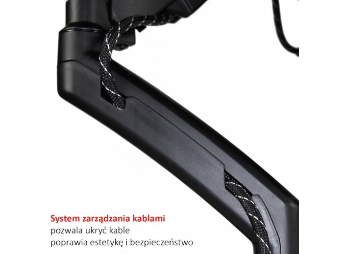 Uchwyt biurkowy na sprężynie gazowej do 1 monitora LCD/LED 13-27"            L-11GD