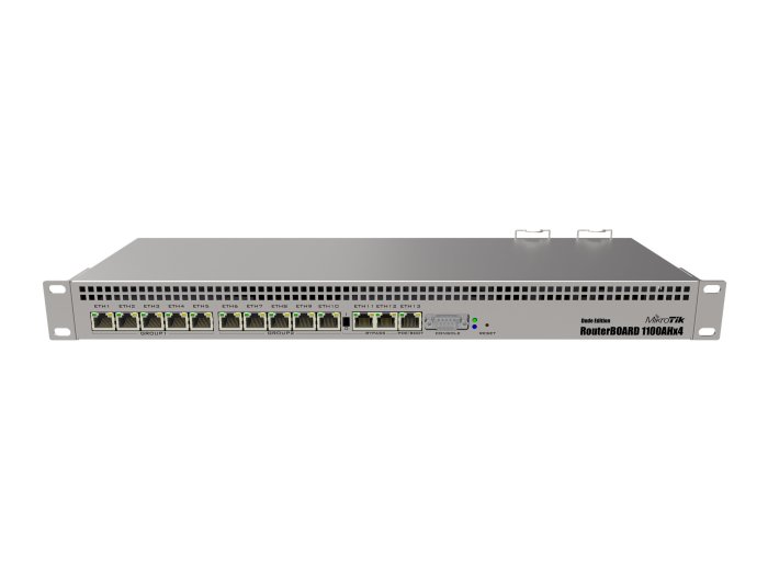 Router Mikrotik RB1100AHx4 (RB1100x4) Total Ethernet Ports:13; Architecture:ARM 32bit; CPU core:4