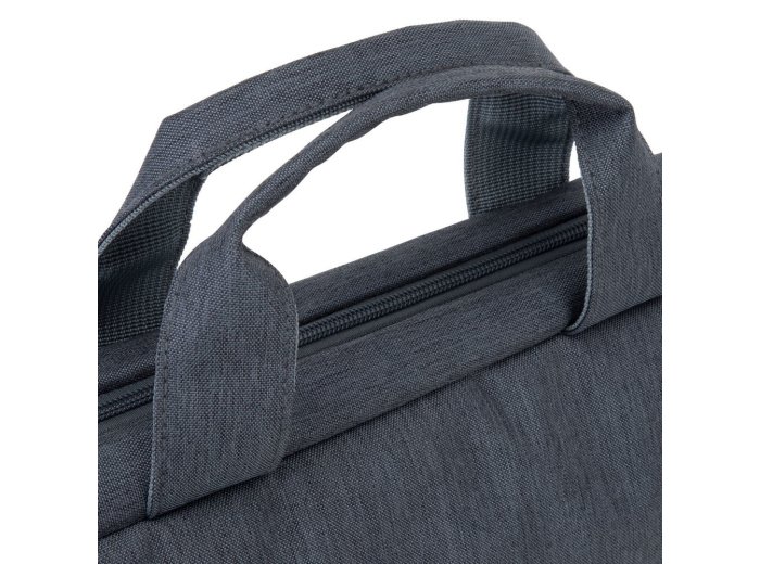 RIVACASE TORBA NA LAPTOP 15,6" PRATER, CIEMNOSZARA, ANTYKRADZIEŻOWA, MATERIAŁ WODOODPORNY, KIESZENIE NA TABLET, SMARTFON, AKC
