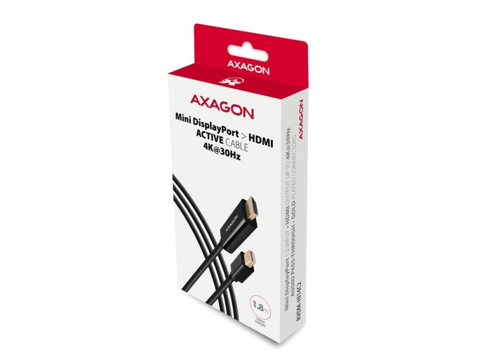 RVDM-HI14C2 Konwerter/kabel aktywny Mini DP > HDMI 1.4 kabel 1.8m 4K/30Hz