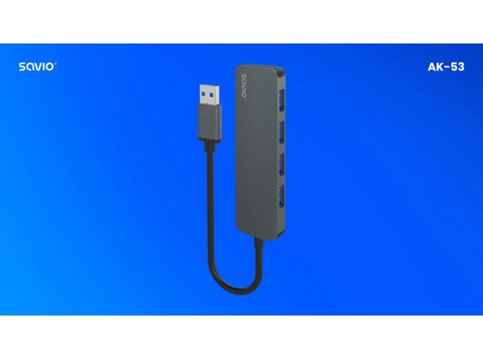 HUB 4-portowy USB 3.1 Gen 1, AK-53