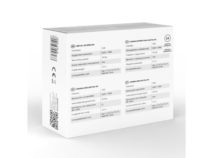 Kamera internetowa USB Full HD CAK-01