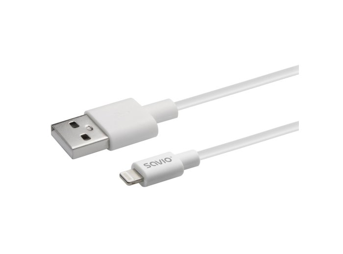 Kabel USB-A do Lightning CL-192 1m biały