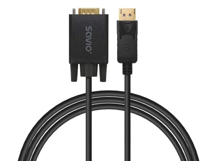 Kabel Display Port-VGA CL-203 1.8m
