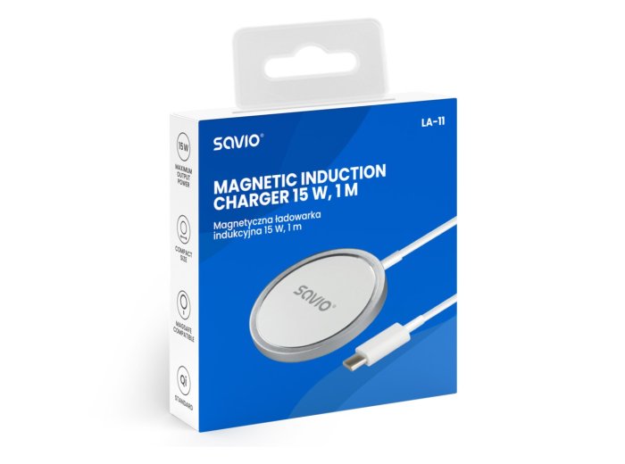 Magnetyczna ładowarka indukcyjna 15 W LA-11