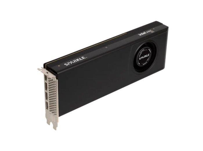 Błyszcząca dmuchawa Intel Arc B60 Pro 24 GB GDDR6