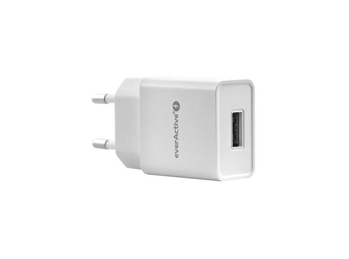 Ładowarka sieciowa everActive SC-200 (USB; kolor biały)