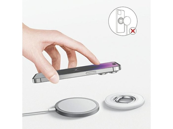 Uchwyt MagSafe ring stand BM-350 biały