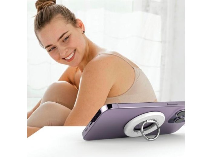 Uchwyt MagSafe ring stand BM-350 biały