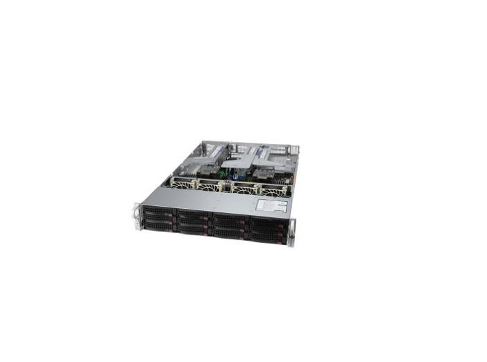 Platforma serwerowa Supermicro SYS-620U-TNR (Ultra 2U, 12x3.5" NVMe, X12DPU-6, 829U3TS-R1K22P-T)