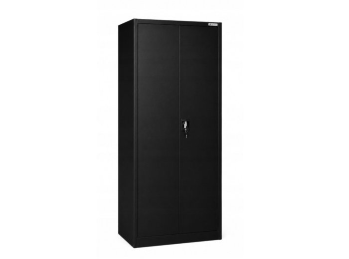 Iron Mate Szafa Gospodarcza Metalowa SATURN 185x90x45 Czarna RAL9005