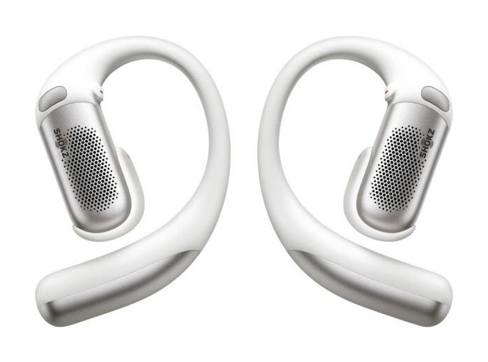 SHOKZ OpenFit Pro Zestaw słuchawkowy True Wireless Stereo (TWS) Nauszny, Otwarty na ucho Połączenia/Muzyka/Sport/Codzienność Bluetooth Biały