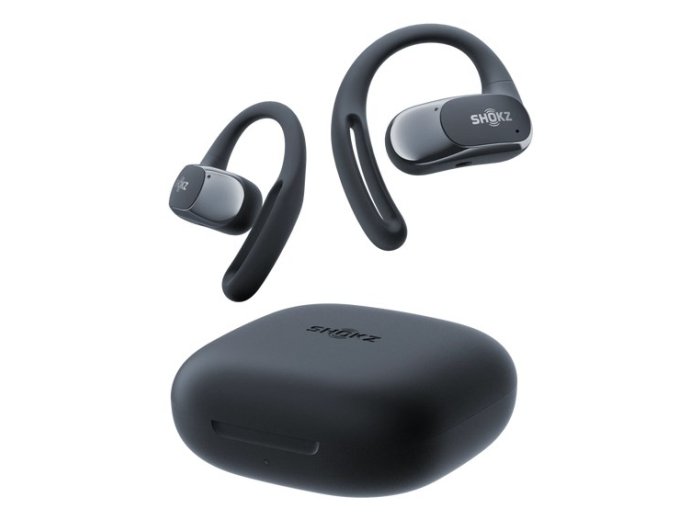 Słuchawki douszne bezprzewodowe Shokz OpenFit Air czarne
