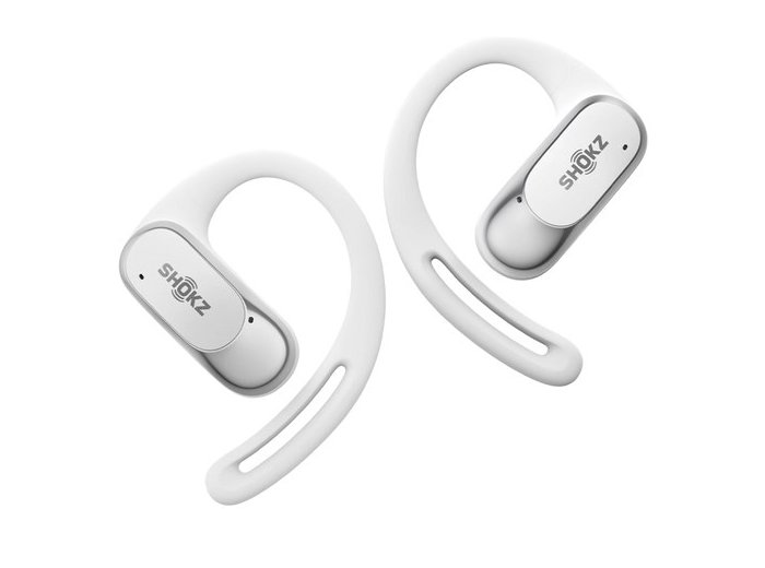 Słuchawki douszne bezprzewodowe Shokz OpenFit Air białe