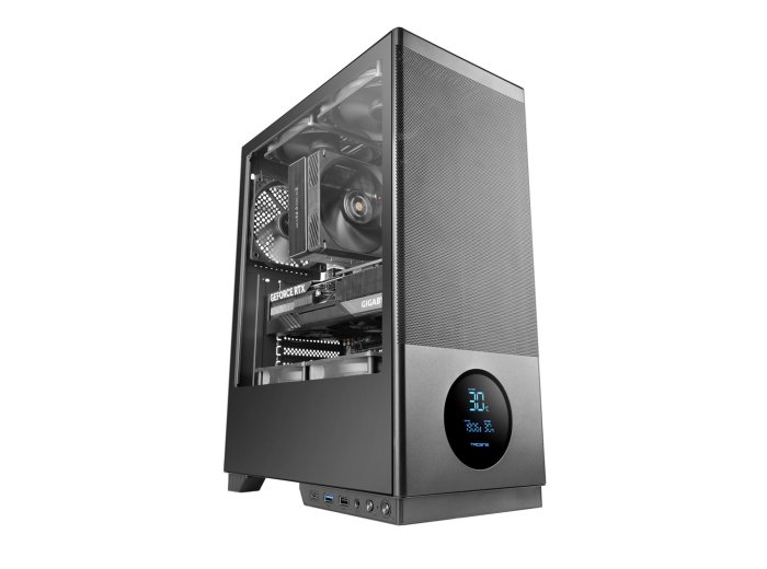 TACENS 2SAGITTA20 3x 120mm FAN LCD- obudowa
