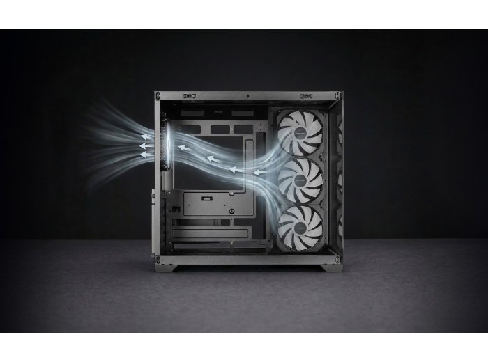 TACENS MARS MC-V5 4xARGB USB-C ATX-obudowa/cases