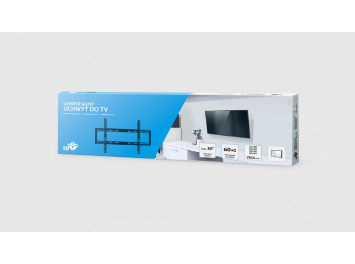 Uchwyt TV TB-750 do telewizora do 80 cali 60kg max VESA 600x400