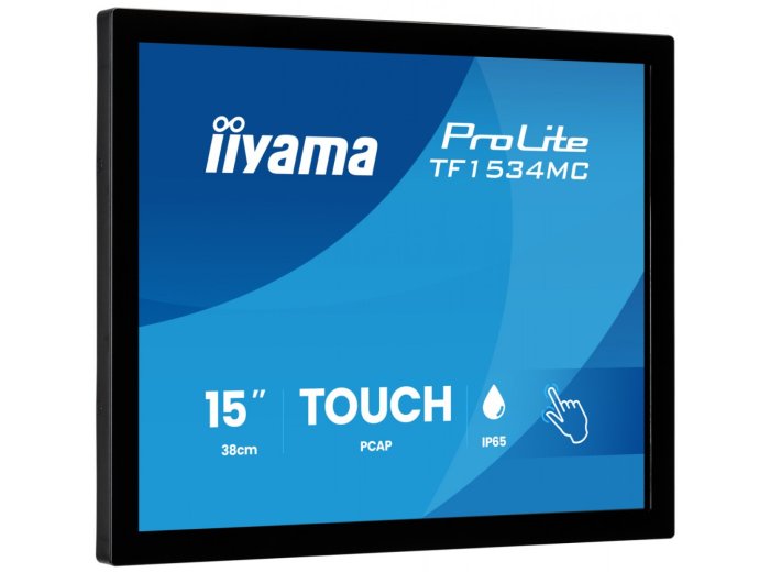 Monitor 15 cali TF1534MC-B8X TN,POJ.10pkt.HDMI,DP,VGA,4:3,IP65,7H,USB