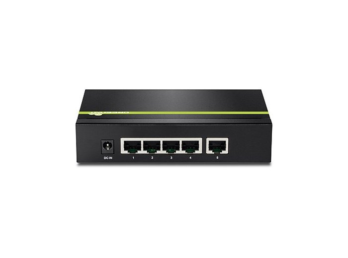 TRENDnet Switch 6-Port 10/100Mbps PoE+ 60W Metall
