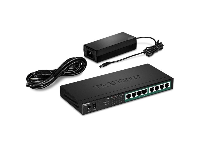 TRENDnet Switch 8-Port Gbit PoE+ 120W WallMount