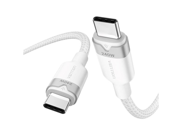 Kabel USB-C do USB-C Vention USB 2.0 5A 240W 1m czarny