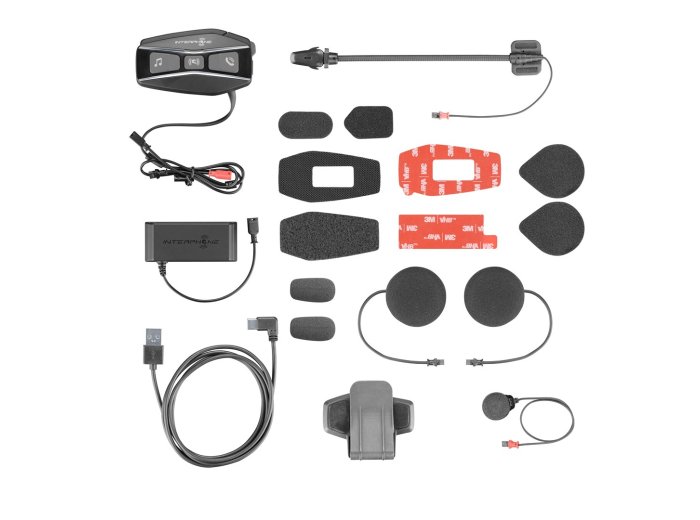 Interkom motocyklowy INTERPHONE U-COM 16, komplet na 1 kask