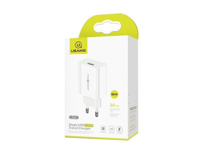 Ładowarka sieciowa T22 1xUSB 18W QC 3.0