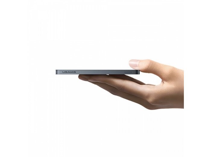 Powerbank 5000mAh 20W indukcyjny Magsafe PD Fast Charge szary