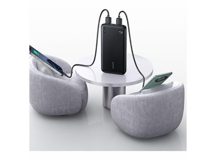 Powerbank PB83 10000mAh PD 2xUSB-A USB-C biały