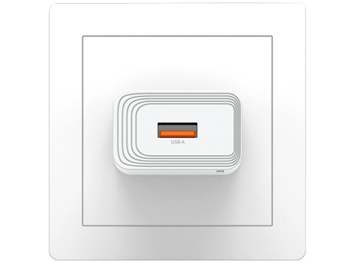 Ładowarka sieciowa T69 10,5W 2,1A USB-A biała