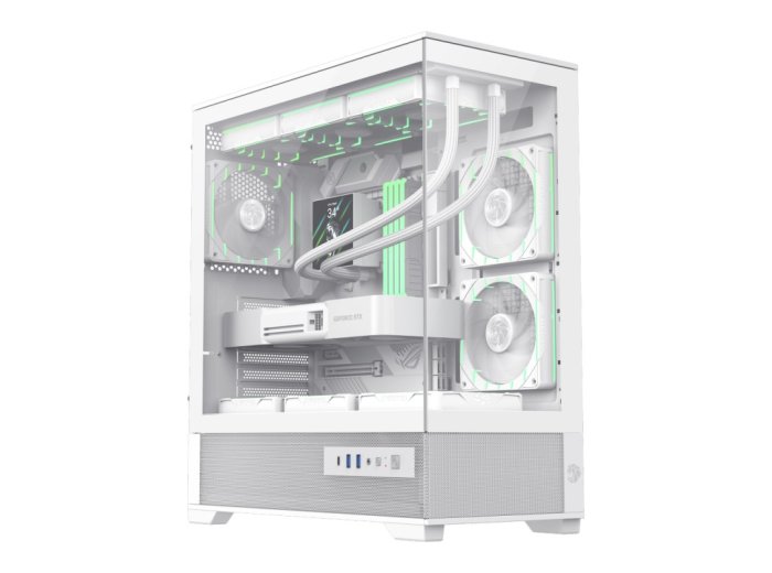 GameMax VISTA 2 AW Midi Tower Biały