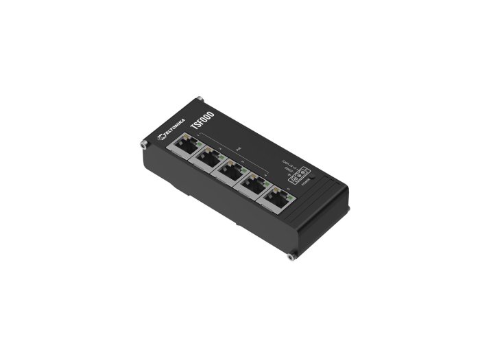 Teltonika TSF000 Nie zarządzany Fast Ethernet (10/100) Obsługa PoE Desktop Czarny