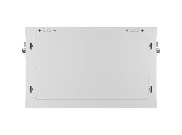 Szafa instalacyjna rack wisząca 19 cali 6U 600x450 drzwi perforowane (flat pack) szara