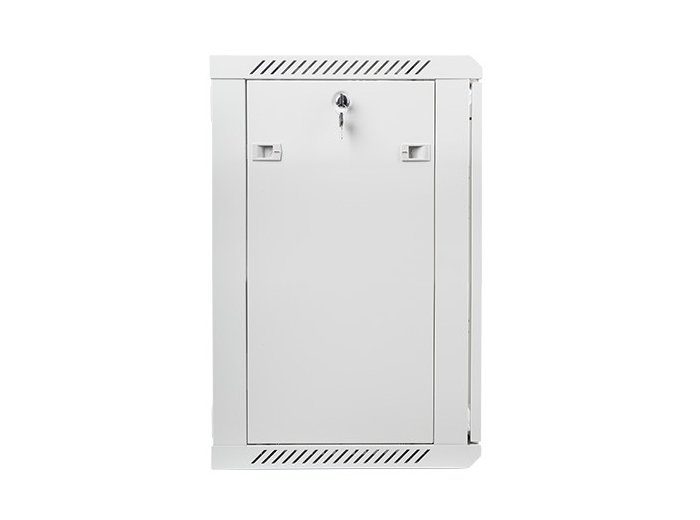 Szafa instalacyjna wisząca 19 cali 15U 600X450mm szara (drzwi szklane)