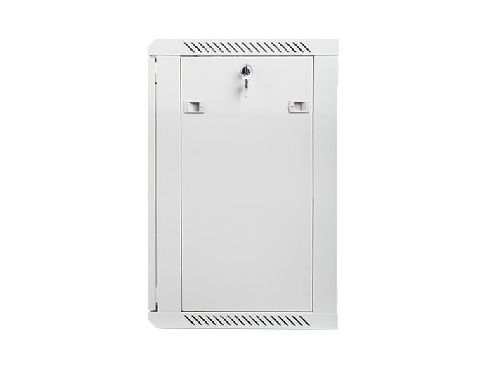 Szafa instalacyjna wisząca 19 cali 15U 600X450mm szara (drzwi szklane)