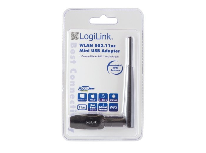 Karta WLAN 802.11ac USB2.0, z anteną