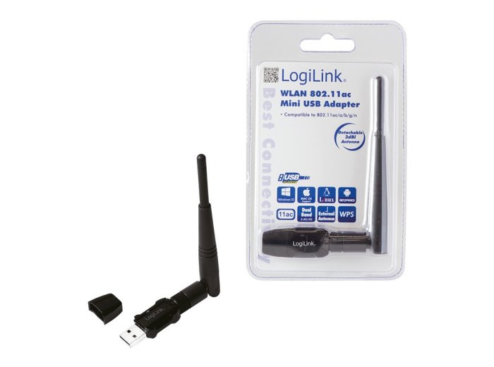 Karta WLAN 802.11ac USB2.0, z anteną