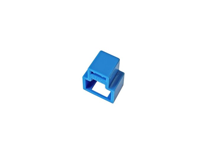 Blokada wtyku RJ45 przed nieautoryzowanym wypięciem, kolor niebieski (opakowanie 24 szt. + klucz) ALANTEC