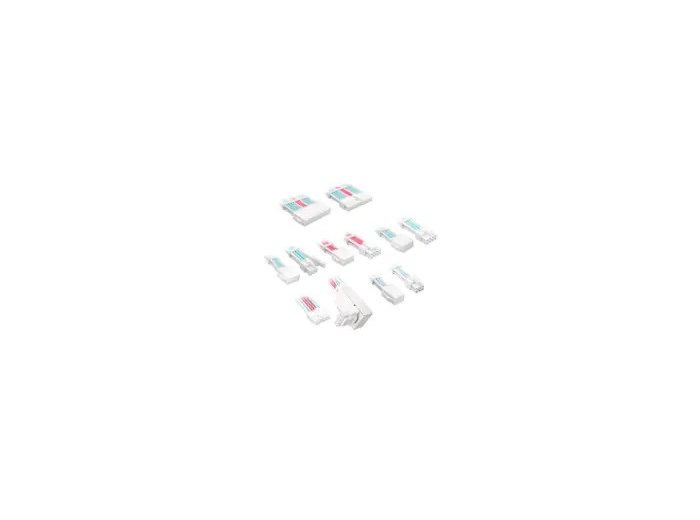 Kolink Core Pro Braided Cable Extension Kit 12V-2x6 Type 1 - Brilliant White/Neon Blue/Pure Pink