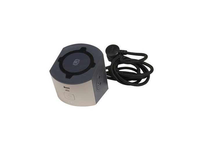 Przedłużacz 2x2P+Z Indukcja+USB A/C